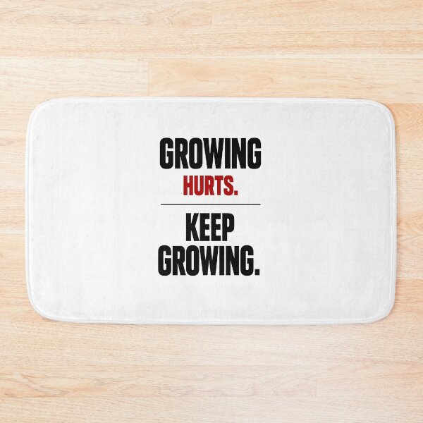 Item preview, Growing Hurts. Keep Growing. designed and sold by Lovestickerco.