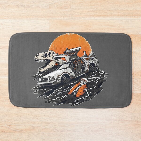 Item preview, Deserted Time Machine Car - 80s Retro Sci-Fi Skeleton Parody designed and sold by AdyKurniawan.