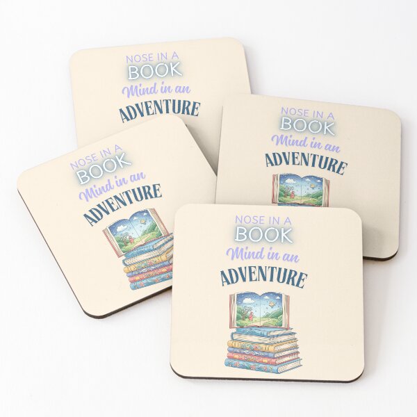 Item preview, Nose in a Book. Mind in an Adventure.  designed and sold by TeeGeeTees.