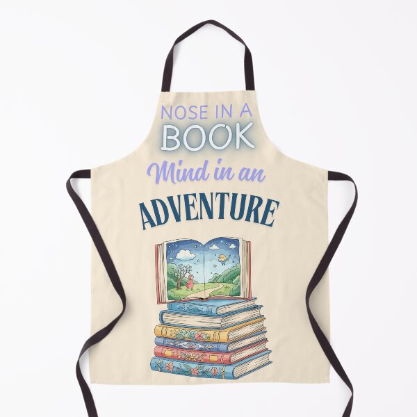 Item preview, Nose in a Book. Mind in an Adventure. designed and sold by TeeGeeTees.