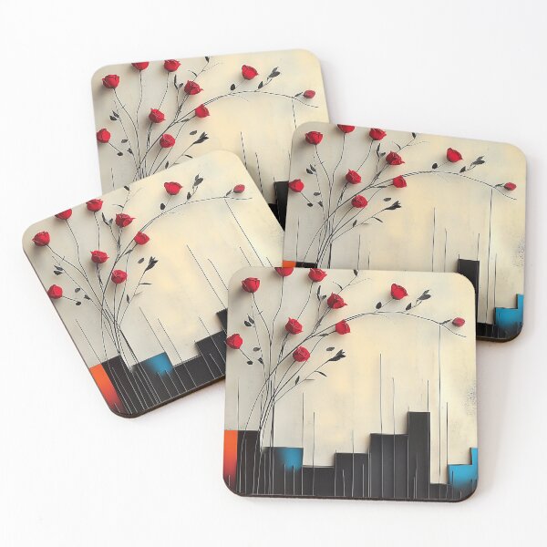 Item preview, Floral Flowers Abstract Color designed and sold by Duckmoo Art.
