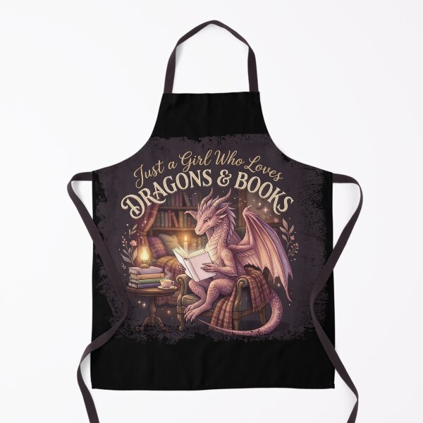 Item preview, Just A Girl Who Loves Dragons And Books designed and sold by Dot1001.