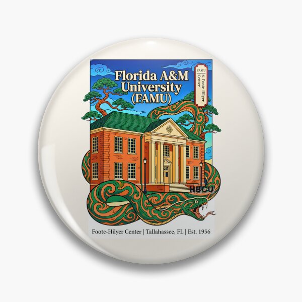 Item preview, Florida AM University Foote-Hilyer Center Ukiyo-e Retro Art designed and sold by EvergreenPark - Tee Studio.