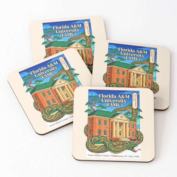 Item preview, Florida AM University Foote-Hilyer Center Ukiyo-e Retro Art designed and sold by EvergreenPark - Tee Studio.