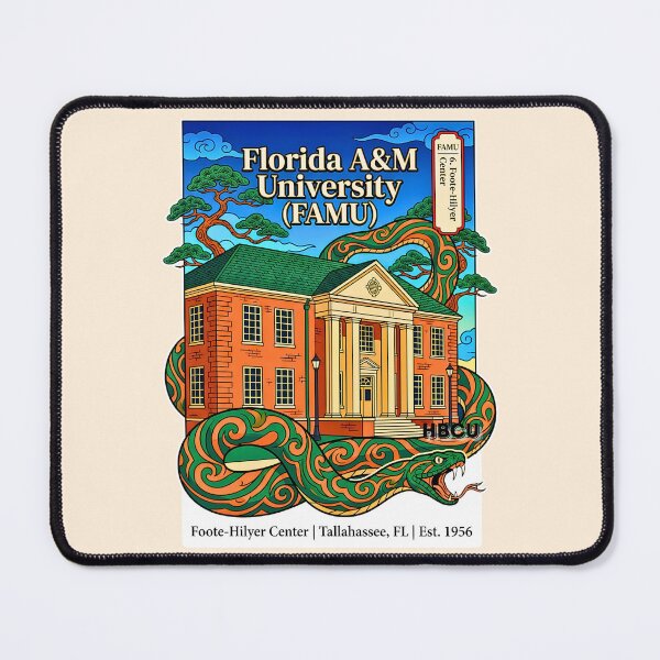 Item preview, Florida AM University Foote-Hilyer Center Ukiyo-e Retro Art designed and sold by EvergreenPark - Tee Studio.