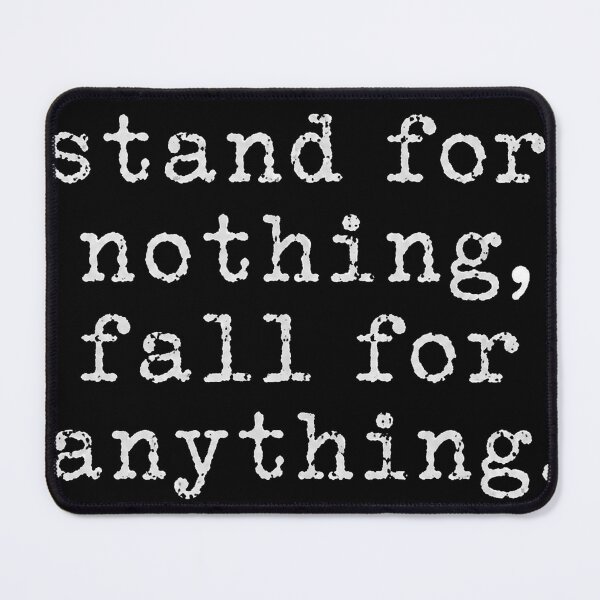 Item preview, Alexander Hamilton Stand For Nothing Quote - Grunge Typography designed and sold by AdyKurniawan.