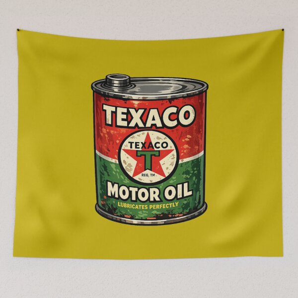 Item preview, Texaco Motor Oil Can designed and sold by FutureTraveller.