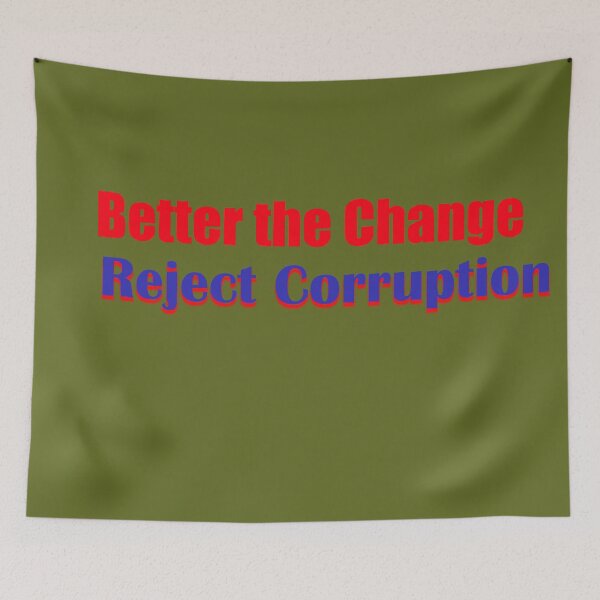 Item preview, End Corruption, Build a Better Future  designed and sold by annenambiro.