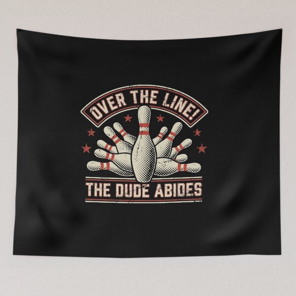 Item preview, Retro Bowling The Dude Abides - 90s Cult Movie Parody designed and sold by AdyKurniawan.