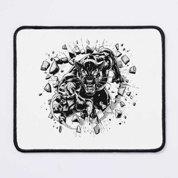 Item preview, Fierce Black Panther Breaking Wall | Professional Gift designed and sold by Kavya Art.