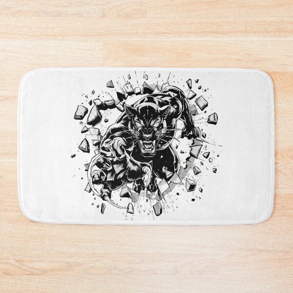 Item preview, Fierce Black Panther Breaking Wall | Professional Gift designed and sold by Kavya Art.