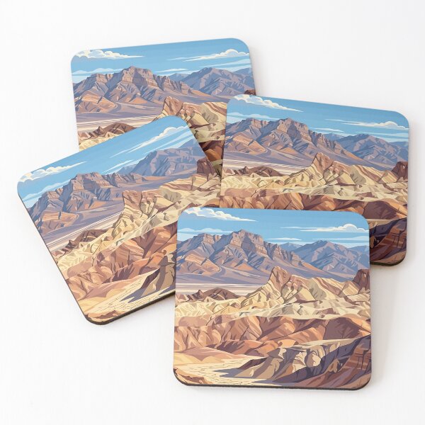 Item preview, Poster Death Valley National Park Travel Painting designed and sold by Nicole-gibson.