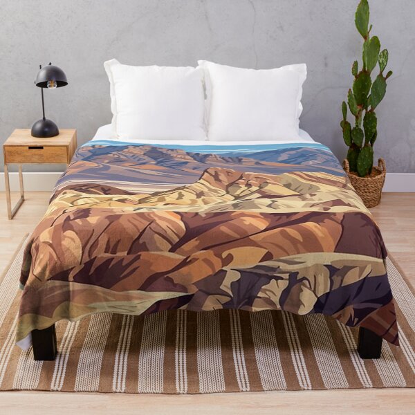 Item preview, Poster Death Valley National Park Travel Painting designed and sold by Nicole-gibson.