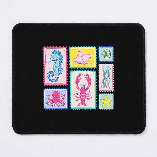 Item preview, Sea Creatures Stamp Aesthetic Ocean Animals Beach designed and sold by Randomera.