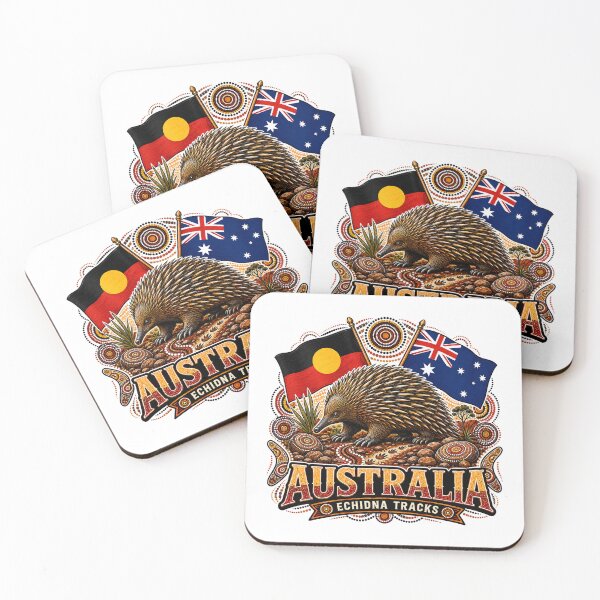 Item preview, Australia Land and Culture – Aboriginal-Inspired Map Design designed and sold by Holiday-Hunter.