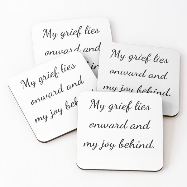 Item preview, "Mi dolor sigue adelante y mi alegría queda atrás." - letra negra designed and sold by ariksworld.