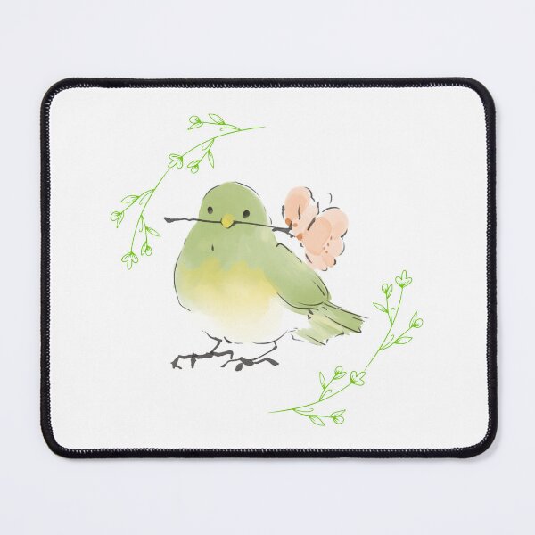 Item preview, Bird With Spring Flower. designed and sold by Dinasshop.
