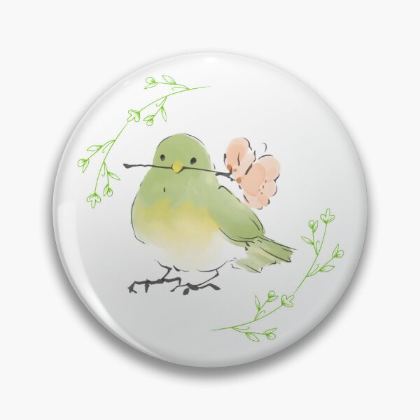 Item preview, Bird With Spring Flower. designed and sold by Dinasshop.