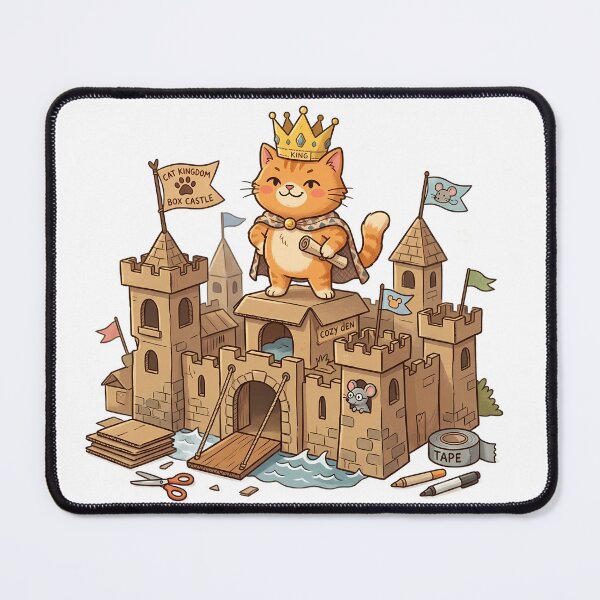 Item preview, Orange Cat Cardboard Castle designed and sold by MzulhilmiZam.