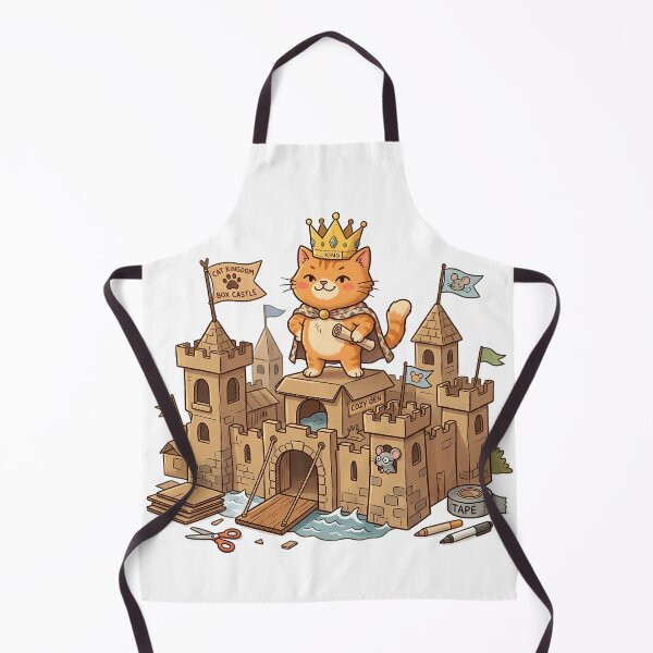 Item preview, Orange Cat Cardboard Castle designed and sold by MzulhilmiZam.