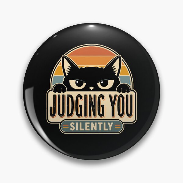 Item preview, Retro Cat Judging You Silently designed and sold by Randomera.