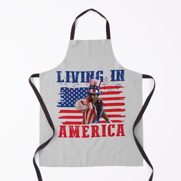 Item preview, Rocky Apollo Creed Living In America 4th Of July Retro Movies Poster designed and sold by CoreyBurch.
