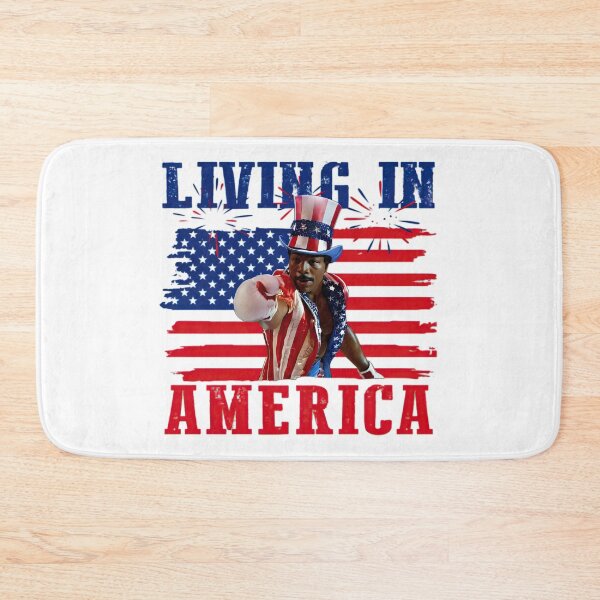 Item preview, Rocky Apollo Creed Living In America 4th Of July Retro Movies Poster designed and sold by CoreyBurch.