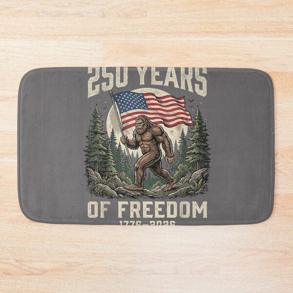 Item preview, Bigfoot Patriotic 250 Years of Freedom American USA Flag designed and sold by KristineLi.