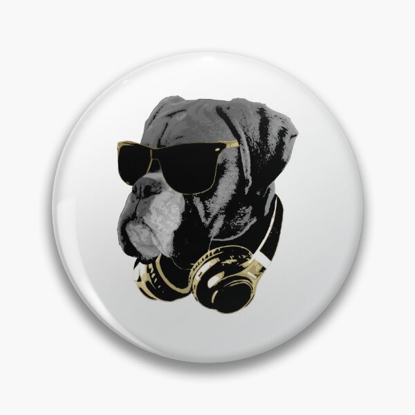 Item preview, Dog Wearing Sunglasses and Headphones Design designed and sold by marke770.