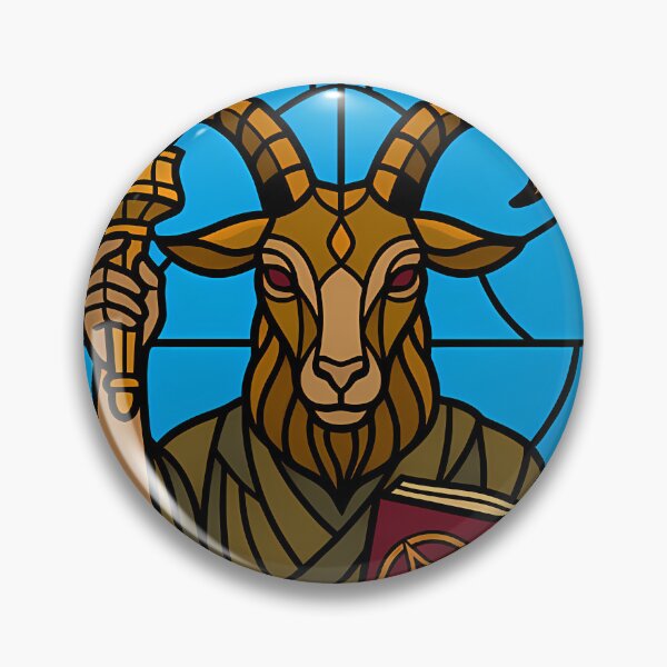 Item preview, Magos - Goat Of Mendes Stained Glass Baphomet designed and sold by madren22.