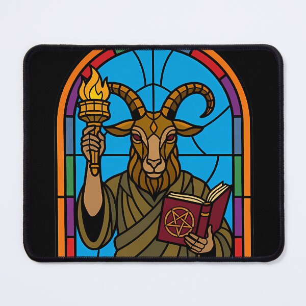 Item preview, Magos - Goat Of Mendes Stained Glass Baphomet designed and sold by madren22.