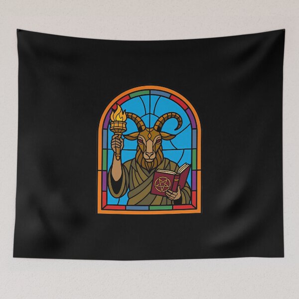 Item preview, Magos - Goat Of Mendes Stained Glass Baphomet designed and sold by madren22.