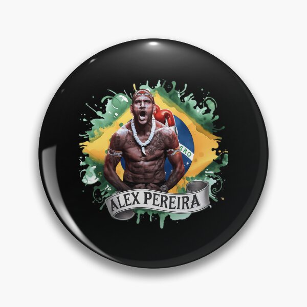 Item preview, Alex Pereira Brazil Flag Alex Pereira designed and sold by msmodentos.