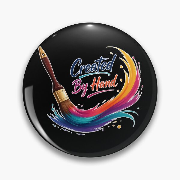 Item preview, Created By Hand – Artistic Paintbrush Creative Hobby Design designed and sold by ImaginedSpace7.