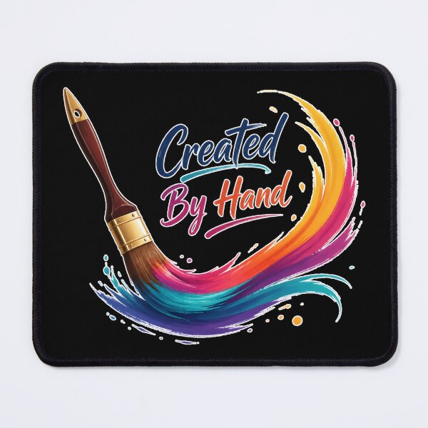 Item preview, Created By Hand – Artistic Paintbrush Creative Hobby Design designed and sold by ImaginedSpace7.