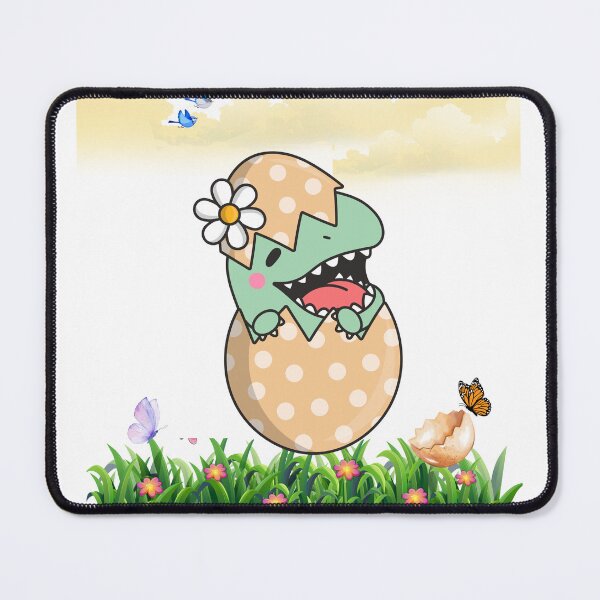 Item preview, Just Hatched! Cute Baby Dinosaur Emerging from Egg designed and sold by "Deepika Doodles".
