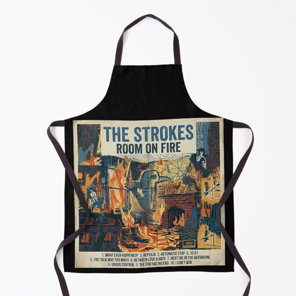 Item preview, The Strokes - Room On Fire Retro Remake designed and sold by emmalaterso.