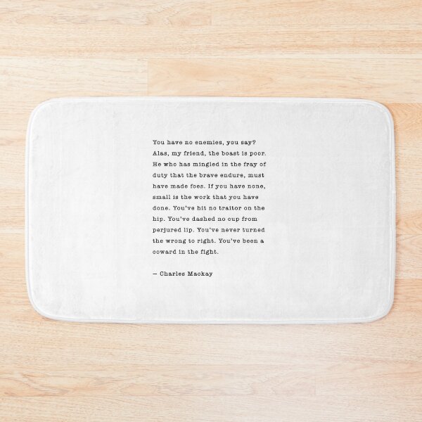 Item preview, "You Have No Enemies" Inspirational Wall Art designed and sold by corbrand.