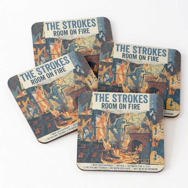 Item preview, The Strokes - Room On Fire Retro Remake designed and sold by emmalaterso.