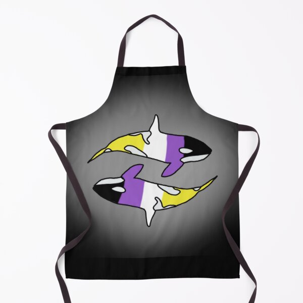 Item preview, Pride orcas, nonbinary  designed and sold by AncientDreamer.