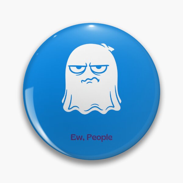 Item preview, Ew People Funny Introvert Cute Ghost Anti Social designed and sold by SW Shop.