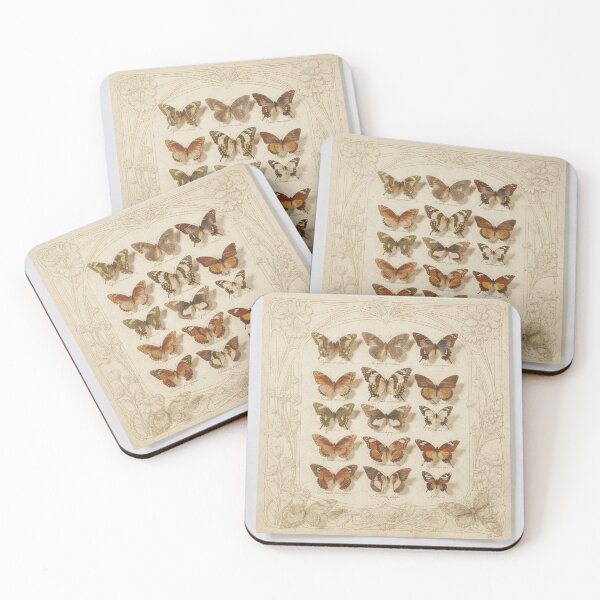 Item preview, Vintage Butterfly Specimen Plate designed and sold by PictorialWhimsy.