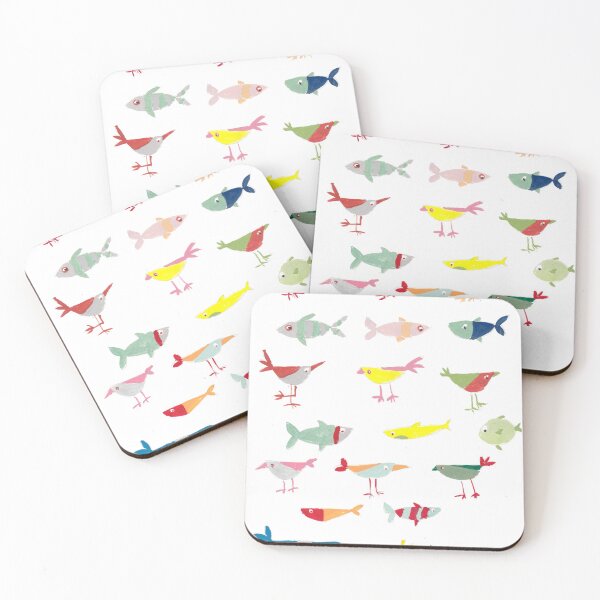 Item preview, Funny fish and birds designed and sold by Sandy Mitchell.