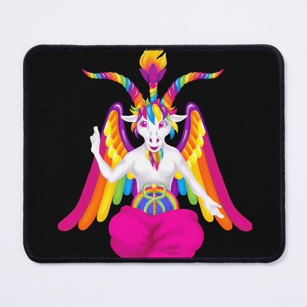 Item preview, 1997 Neon Rainbow Baphomet designed and sold by madren22.