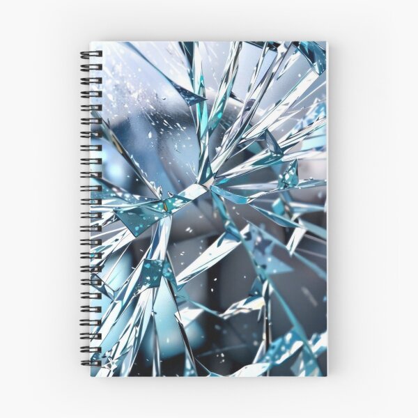 Item preview, Broken Crystal Glass Texture Abstract Futuristic Blue Shards designed and sold by LYAN-STORE.