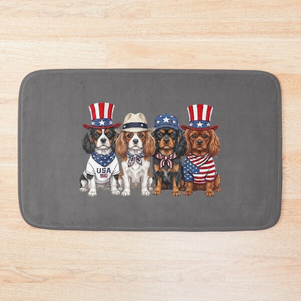 Item preview, Cavalier King Charles 4th of July Patriotic Funny Dog Lovers designed and sold by KristineLi.