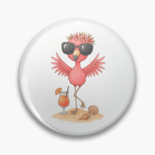 Item preview, Flamingo Queen Of Summer Days designed and sold by Palmwayapparel.