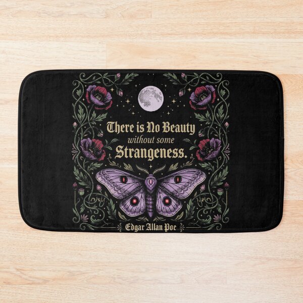 Item preview, Edgar Allan Poe Gothic Moth - Vintage Literature Quote Art designed and sold by AdyKurniawan.