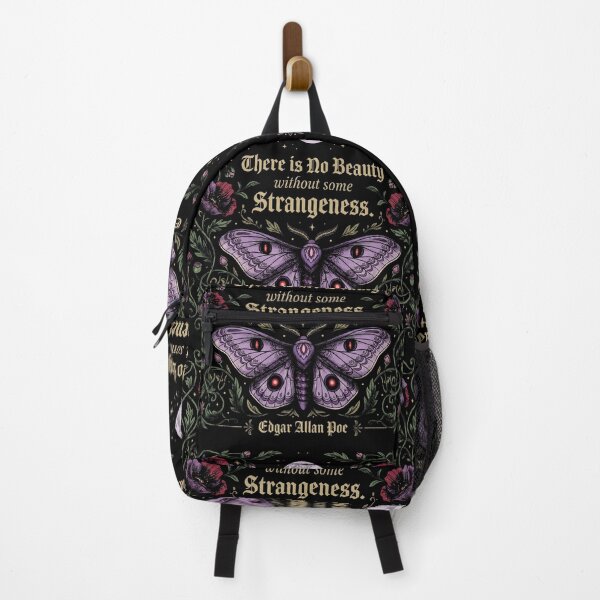 Item preview, Edgar Allan Poe Gothic Moth - Vintage Literature Quote Art designed and sold by AdyKurniawan.