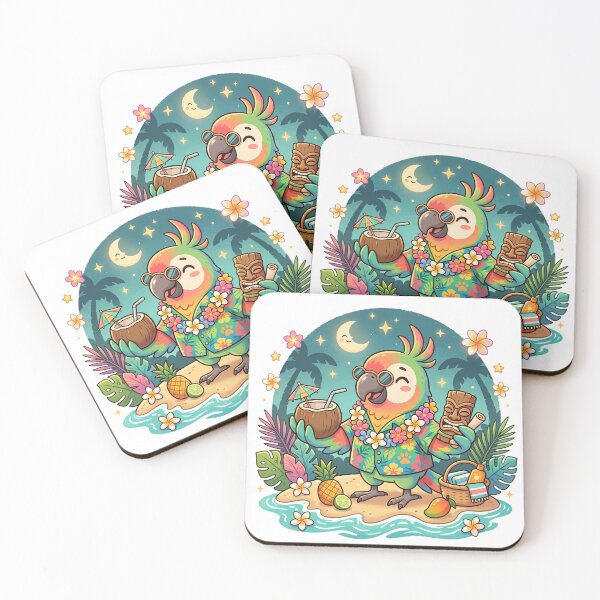 Item preview, Cute Tropical Parrot Cartoon designed and sold by MzulhilmiZam.